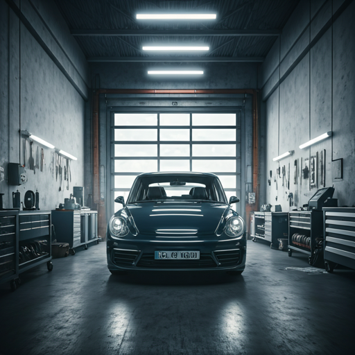 High-end automotive workshop